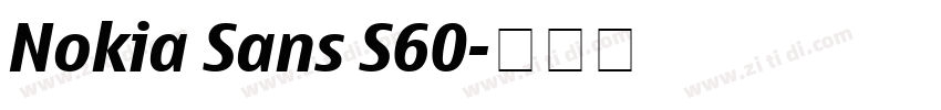 Nokia Sans S60字体转换 Nokia Sans S60字体转换